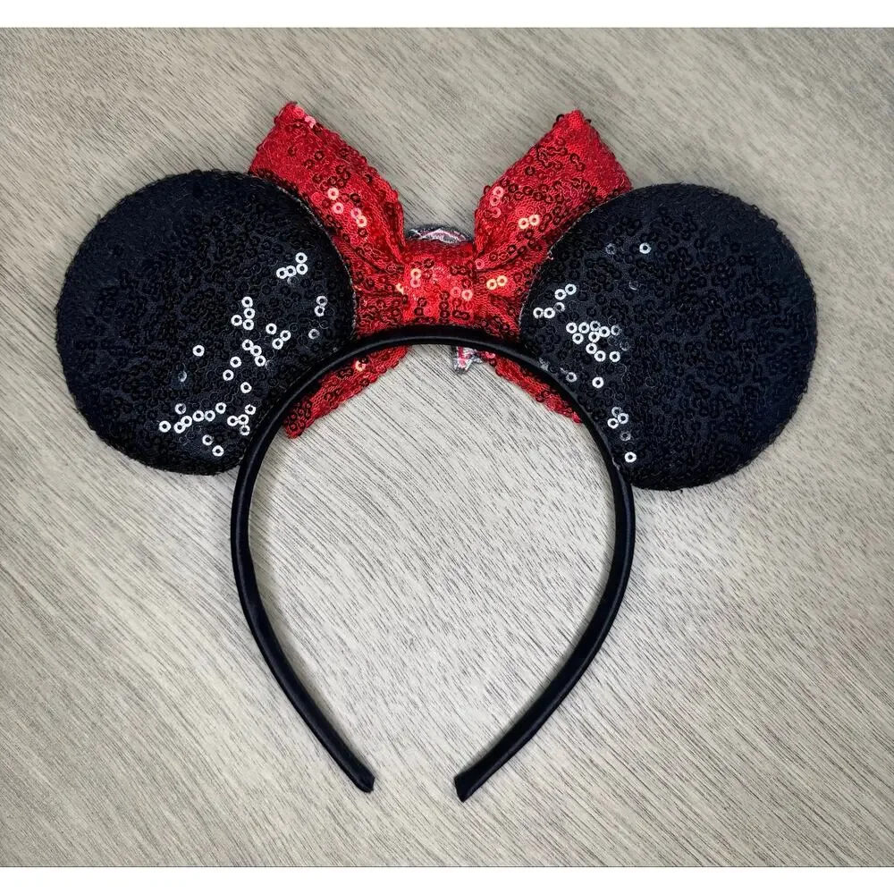 Pirate Minnie Mouse Sequin Headband